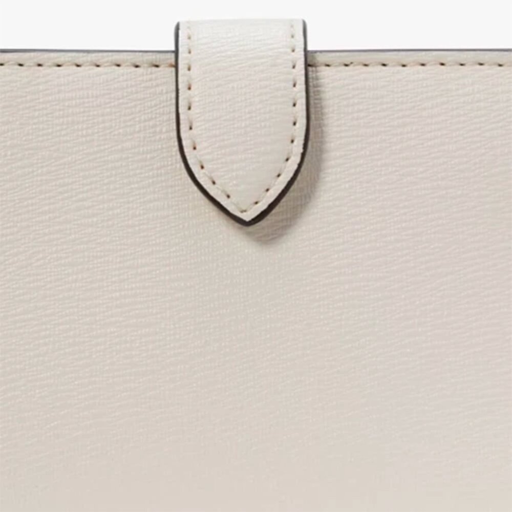 S Kate Spade Disney Minnie Mouse Compact Bifold Wallet Ivory White KG656 NWT - Picture 8 of 16